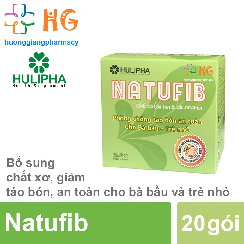 NATUFIB - Chất xơ hoà tan chống táo bón cho trẻ em và bà bầu