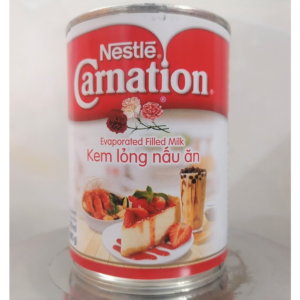 405g - Kem lỏng nấu ăn Nestle Carnation (Sữa Béo Carnation Nestle 405g /Kem lỏng nấu ăn ba bông 405g)