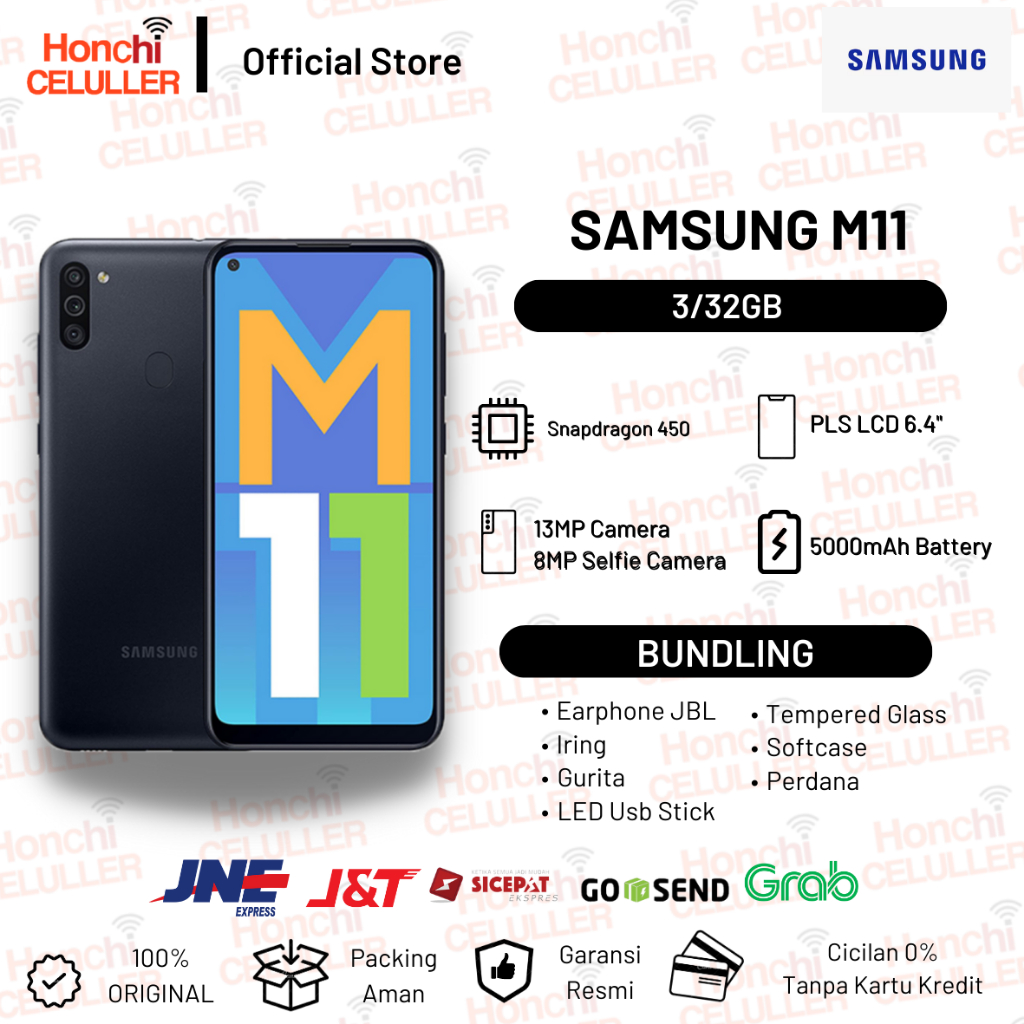 Samsung M11 3/32GB Garansi Resmi Samsung Indonesia SEIN