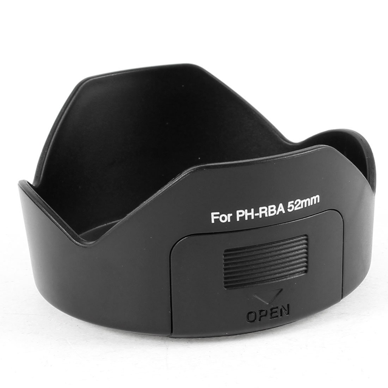 Black PH-RBA 52mm Lens Hood for Pentax SMCP-DA 18-55mm f 3.5-5.6 AL thumbnail