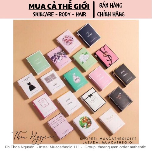 [GIẢM 5% ĐƠN 129K]Nước hoa Vial Nước Hoa Mini