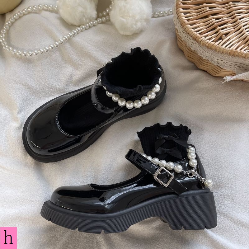 Giày mary jane Da Đế Dày size Lớn 35-44 41 Thời Trang Cho Nữ