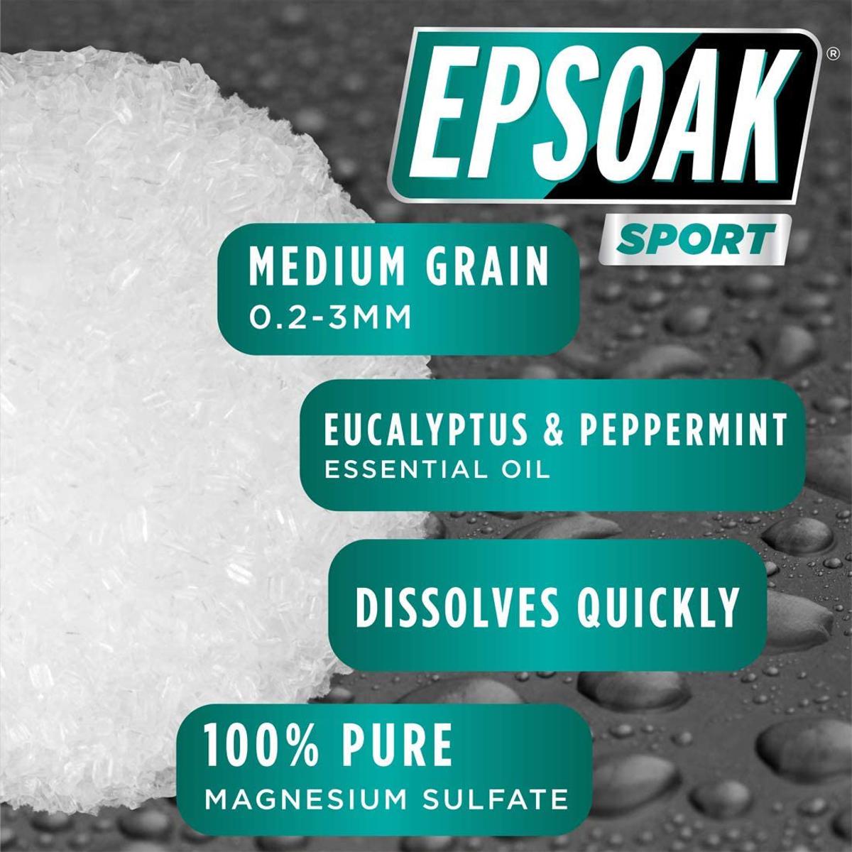 Epsoak Sport Epsom Salt for Athletes - 500 grams . Energizing ...