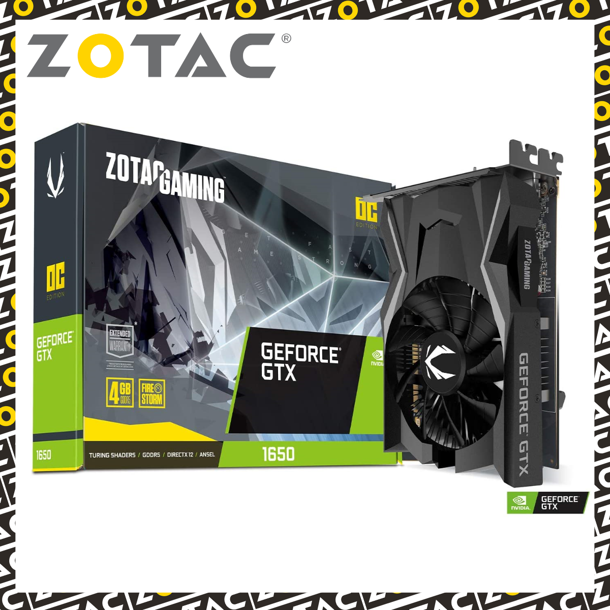 Zotac GTX 1650 OC, 4GB GDDR6, 128 bit, DVI-D, HDMI, DP (ZT-T16520F-10L) |  Lazada PH