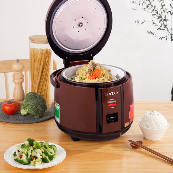 Nồi cơm điện quai xách 1.8L Sato 18F042