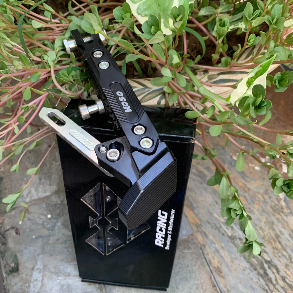 Chân chống, chống ngang phụ racing biker nhôm cnc cao cấp cho mọi loại xe máy/xe đạp điện