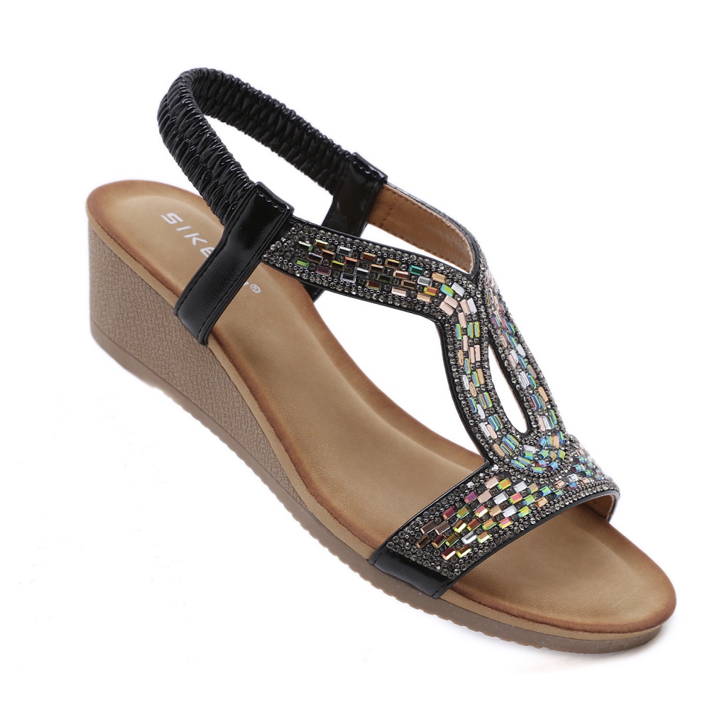 Giày Sandal Đế Xuồng Thời Trang Cho Nữ