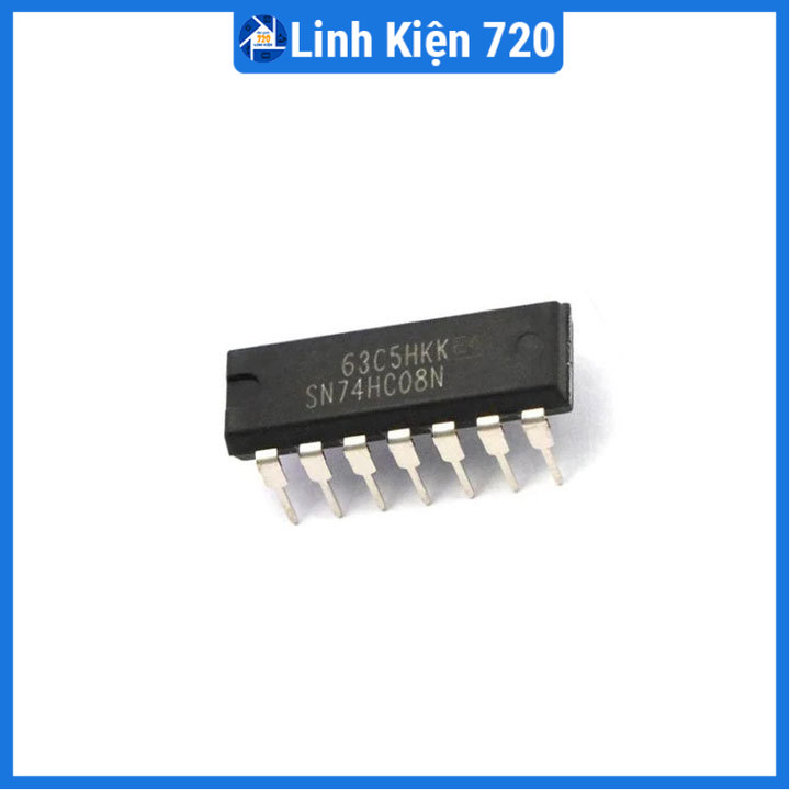 Bộ 2 IC 74HC08 2-Input AND DIP14