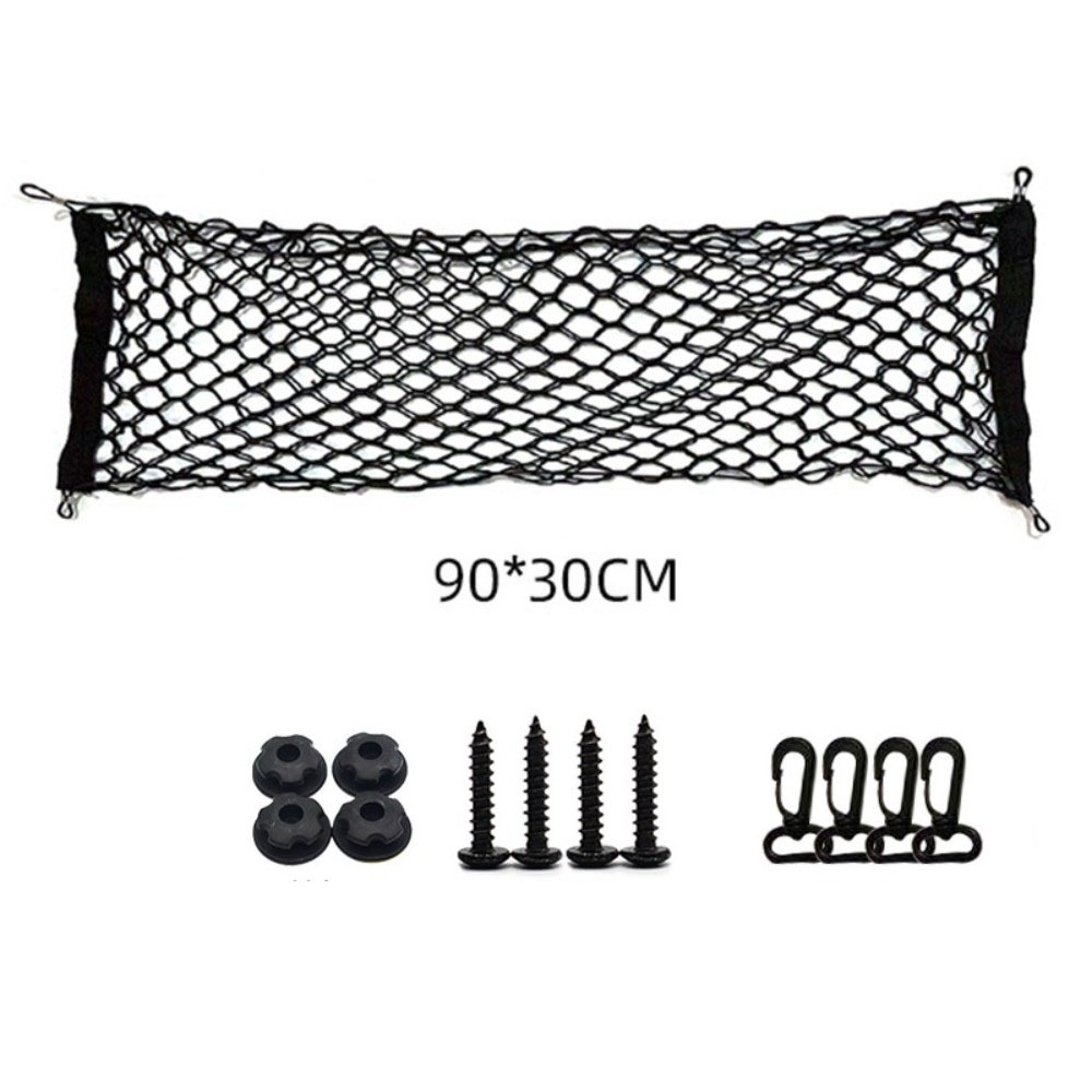 Large Universal Cargo Net Double Layer Adjustable Trunk Storage Net ...