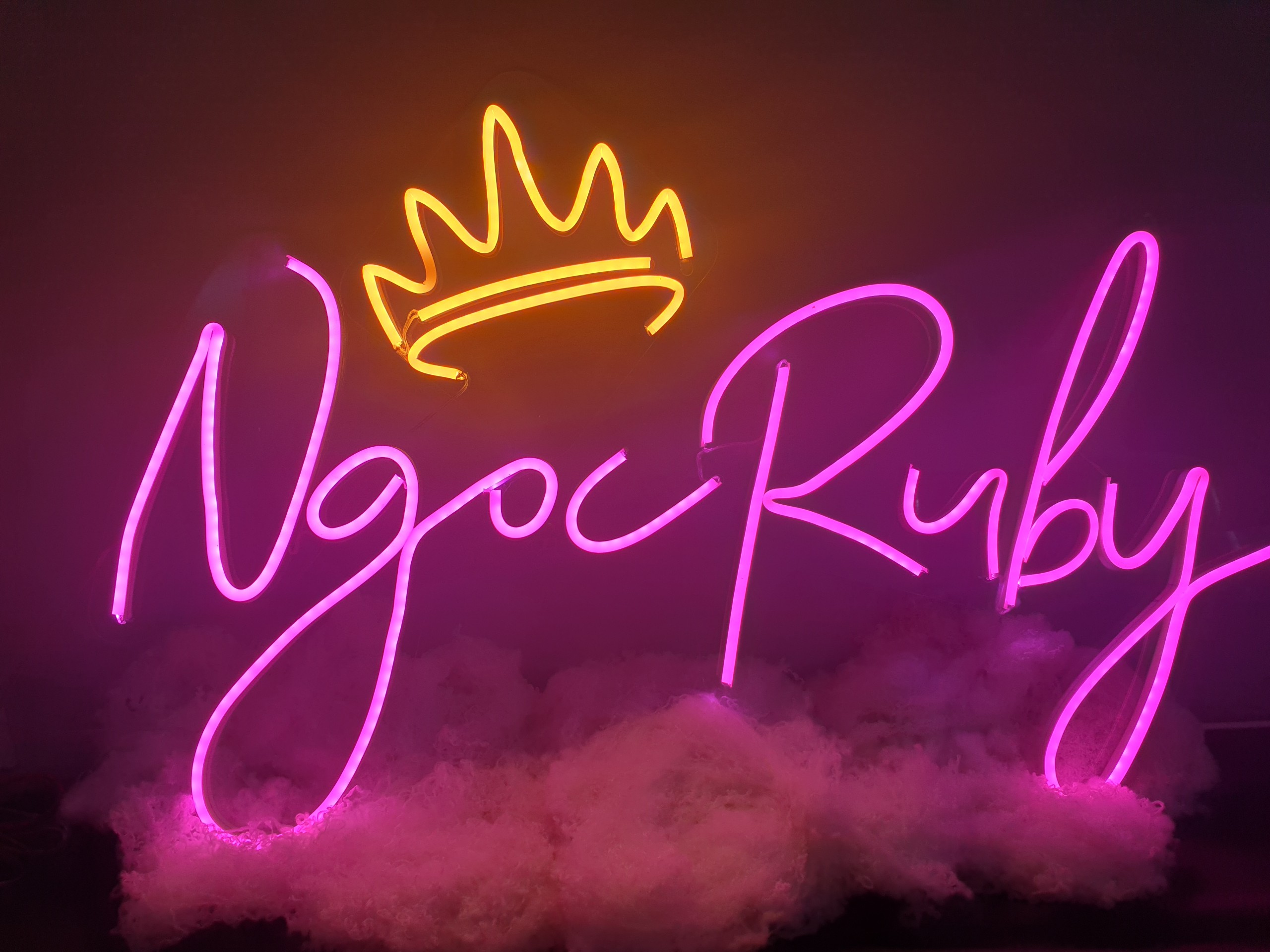 Đèn neon theo tên, Led neon theo yêu cầu, Khắc neon theo tên