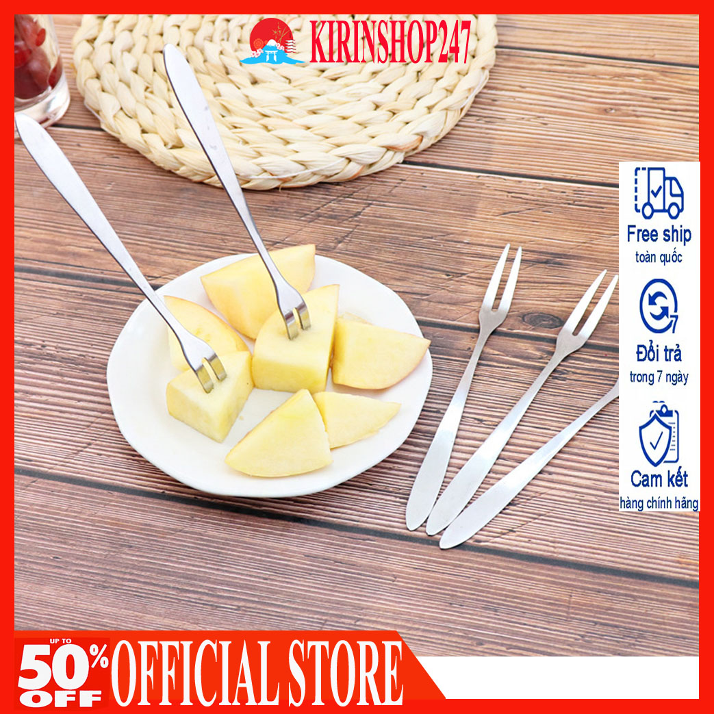 Set 3 dĩa ăn hoa quả inox tiện dụng