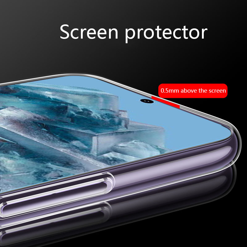 Tokifu%20For%20Google%20Pixel%208%20Pro%20Back%20Cover%20Soft%20Casing%20Transparent%20TPU%20Simple%20Case%20Covers%20-%20Image%203