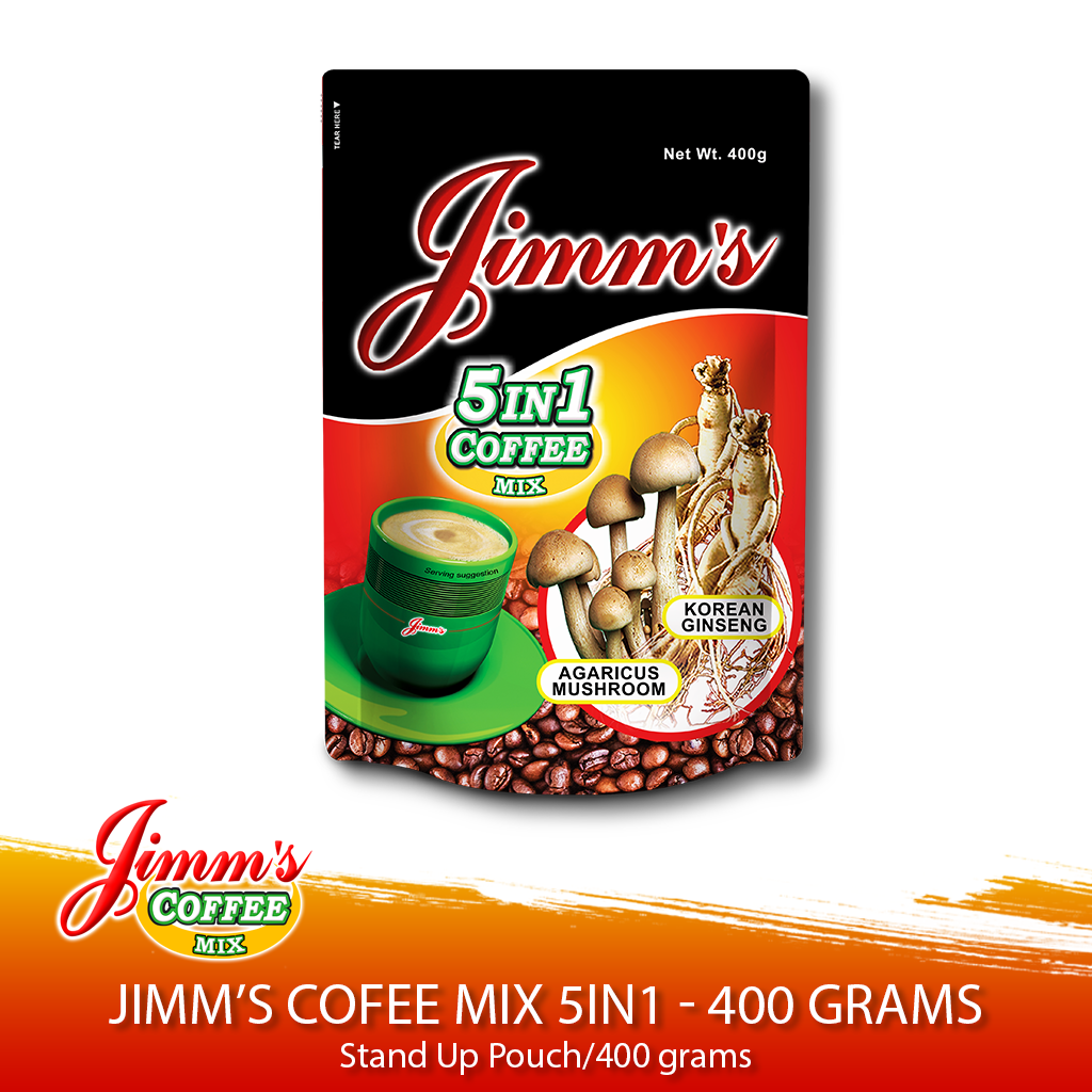 Jimm's Coffee Mix 5 in 1 Coffee 400g in Pouch Lazada PH