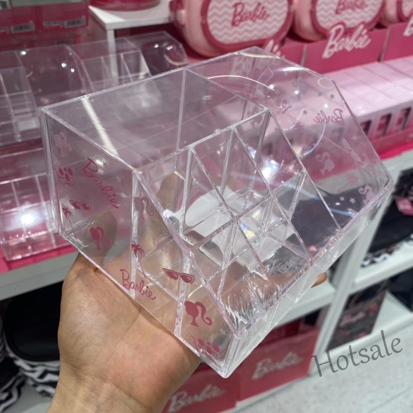 hot sale】◘┅☑ D14 Barbie Series Multi-Grid Makeup Storage Box