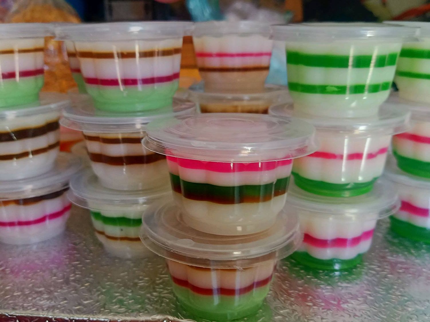 100 Ly Hoa Mai Đựng Rau Câu - Bánh Plan - Pudding 408