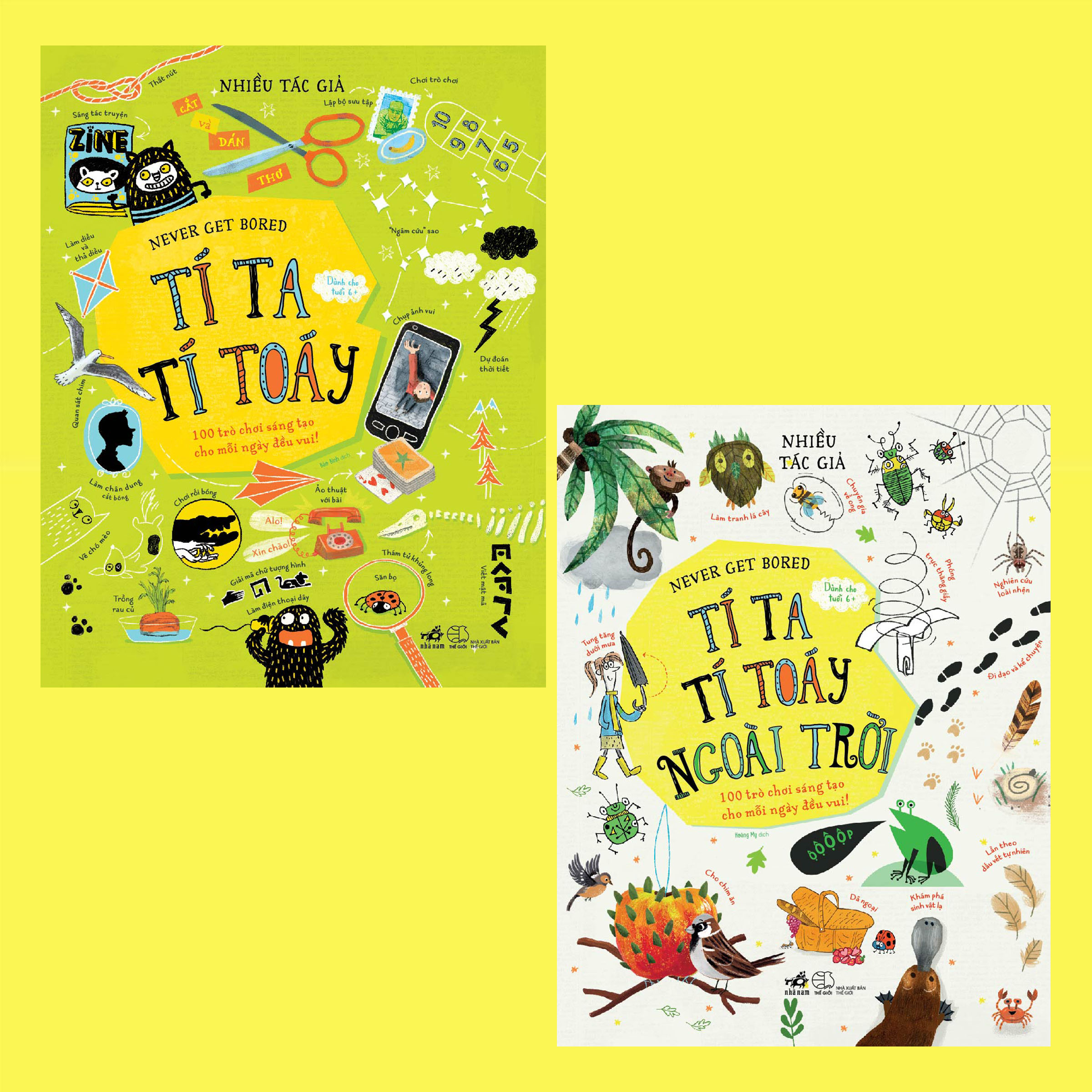 Sách - Bộ Tí ta tí toáy - Never get bored