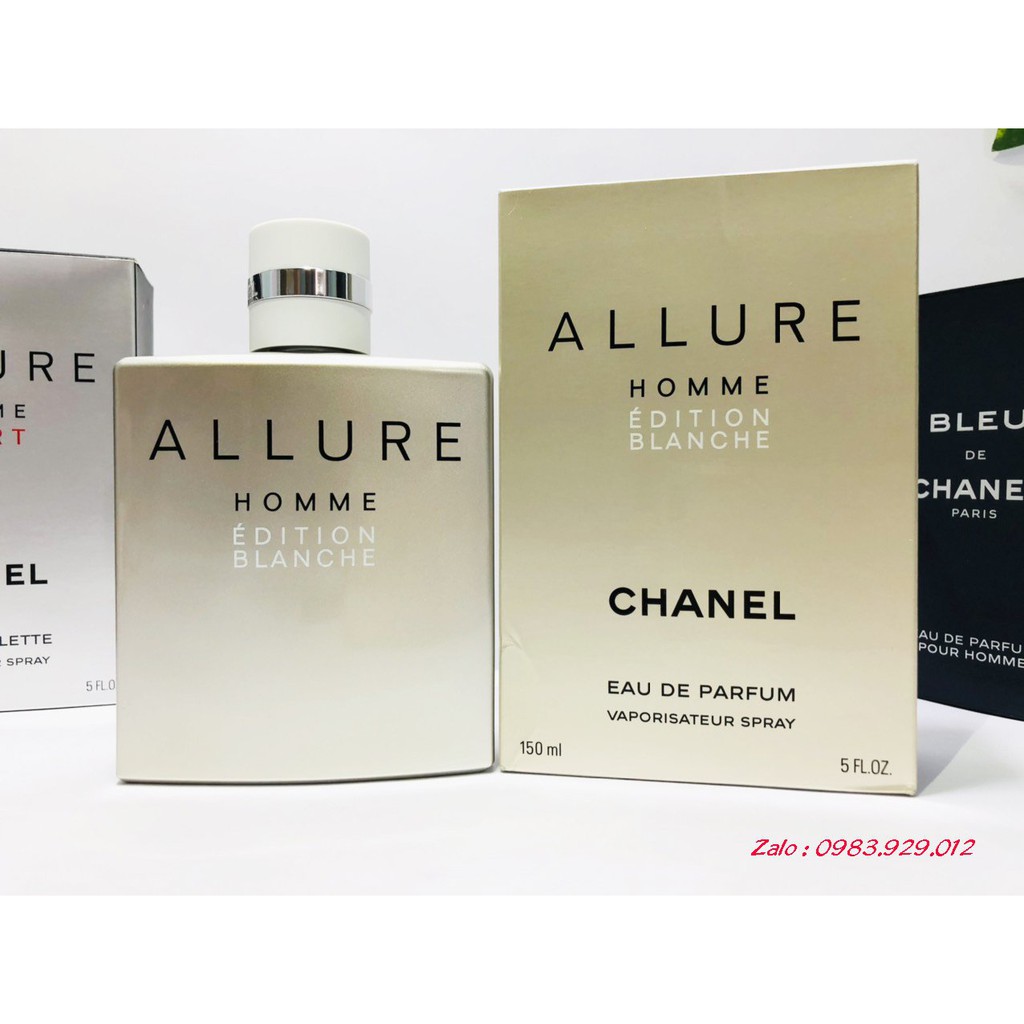 Chiết 2,5,10ml] Nước Hoa Nam Chanel Allure Homme Edition Blanche 