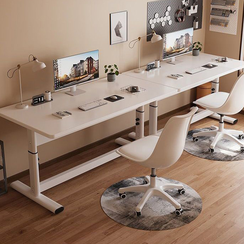 ZUOGUAN Height adjustable desk, hand adjustable desk, computer desk, study desk, home desk desk, computer desk, home desk desk, computer desk