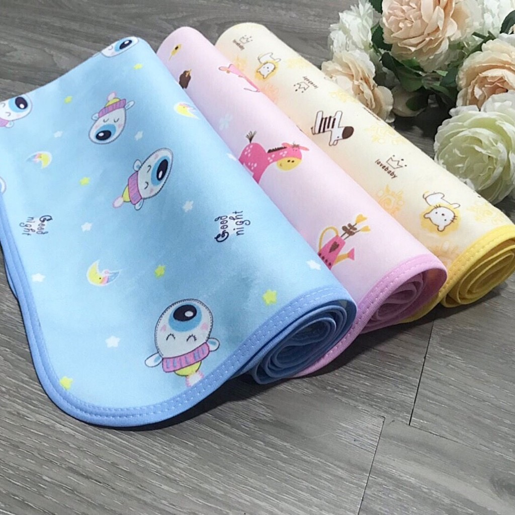 Chiếu Lụa Điều Hoà Chống Thấm Cho bé / Chiếu Cao Su Chống Thấm