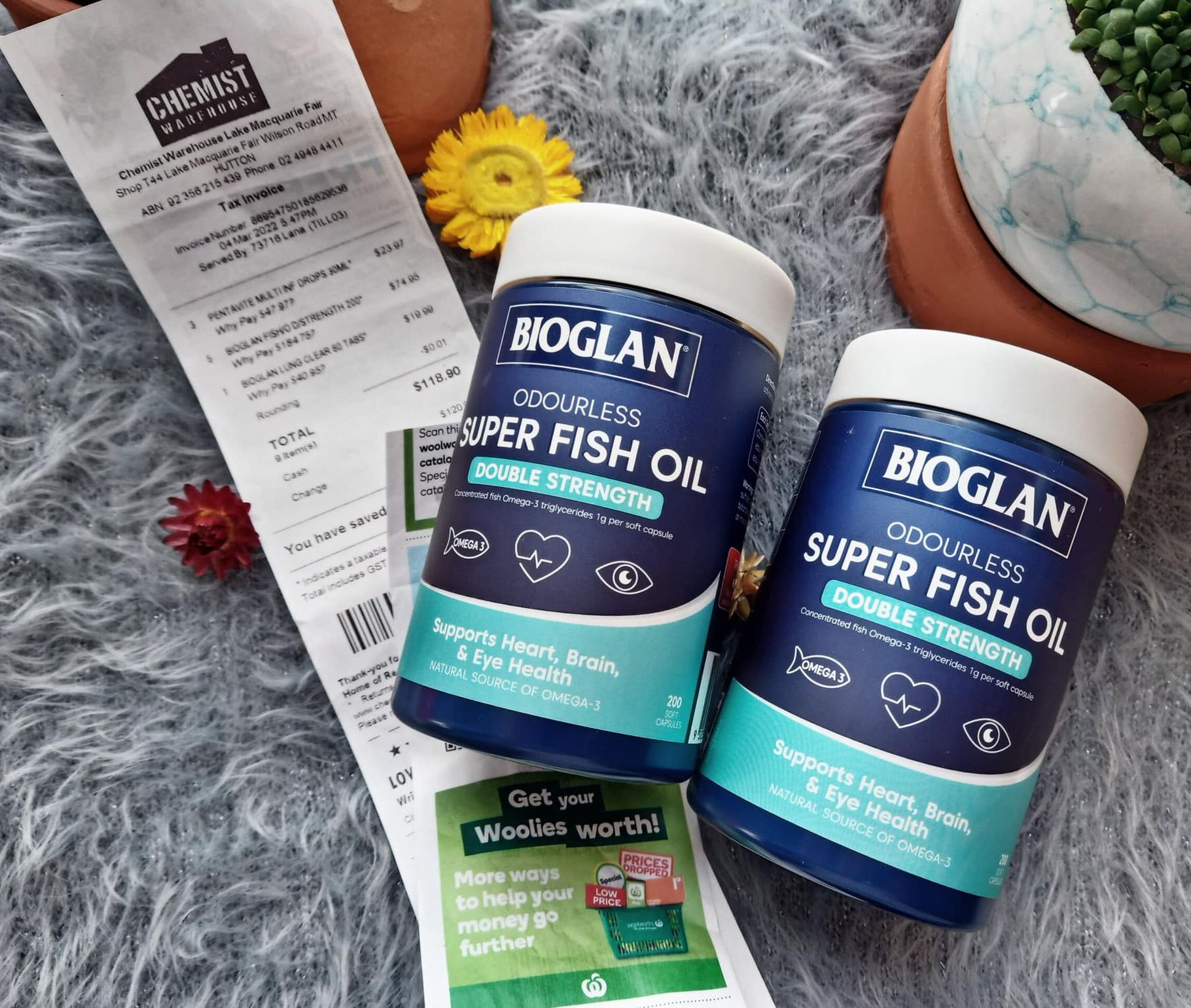 DẦU CÁ BIOGLAN Super Fish Oil 2000mg 200 Viên