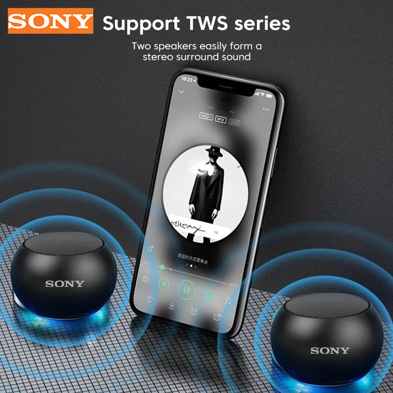 100% Quality+COD  SONY Bluetooth Mini Speaker Bluetooth 5.0 Portable Speaker Bluetooth Speaker