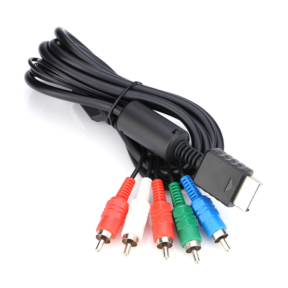 Cáp truyền âm thanh 1.8m AV đa ra để dây cáp thành phần với màu sắc mã hóa kết nối cho PS2 PS3 Trò chơi