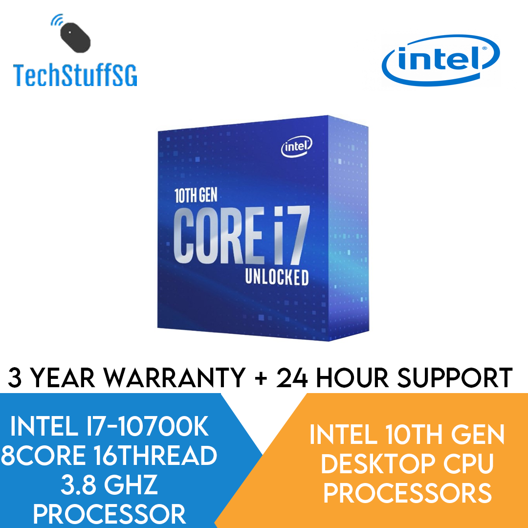 Intel Core i7-10700K 8-Core 3.8 GHz CPU Processor 