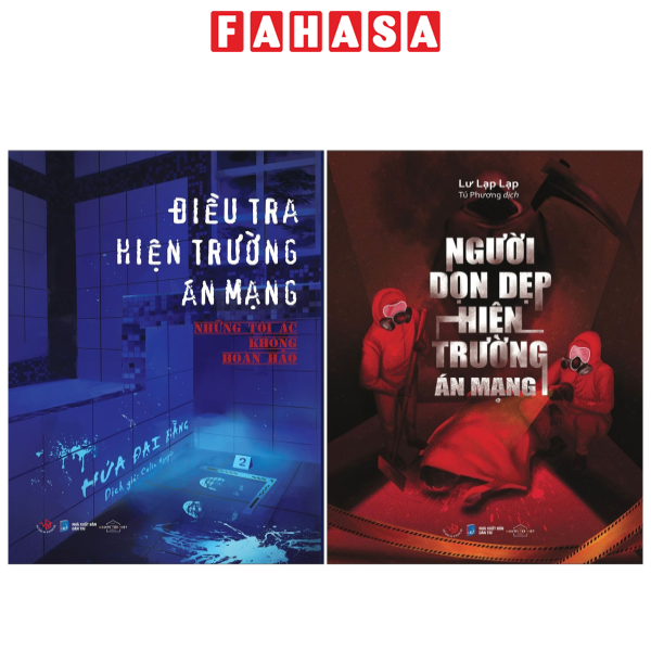 Fahasa - combo sách hay sách người dọn dẹp hiện trường án mạng + điều tra hiện trường án mạng - những tội ác không hoàn hảo