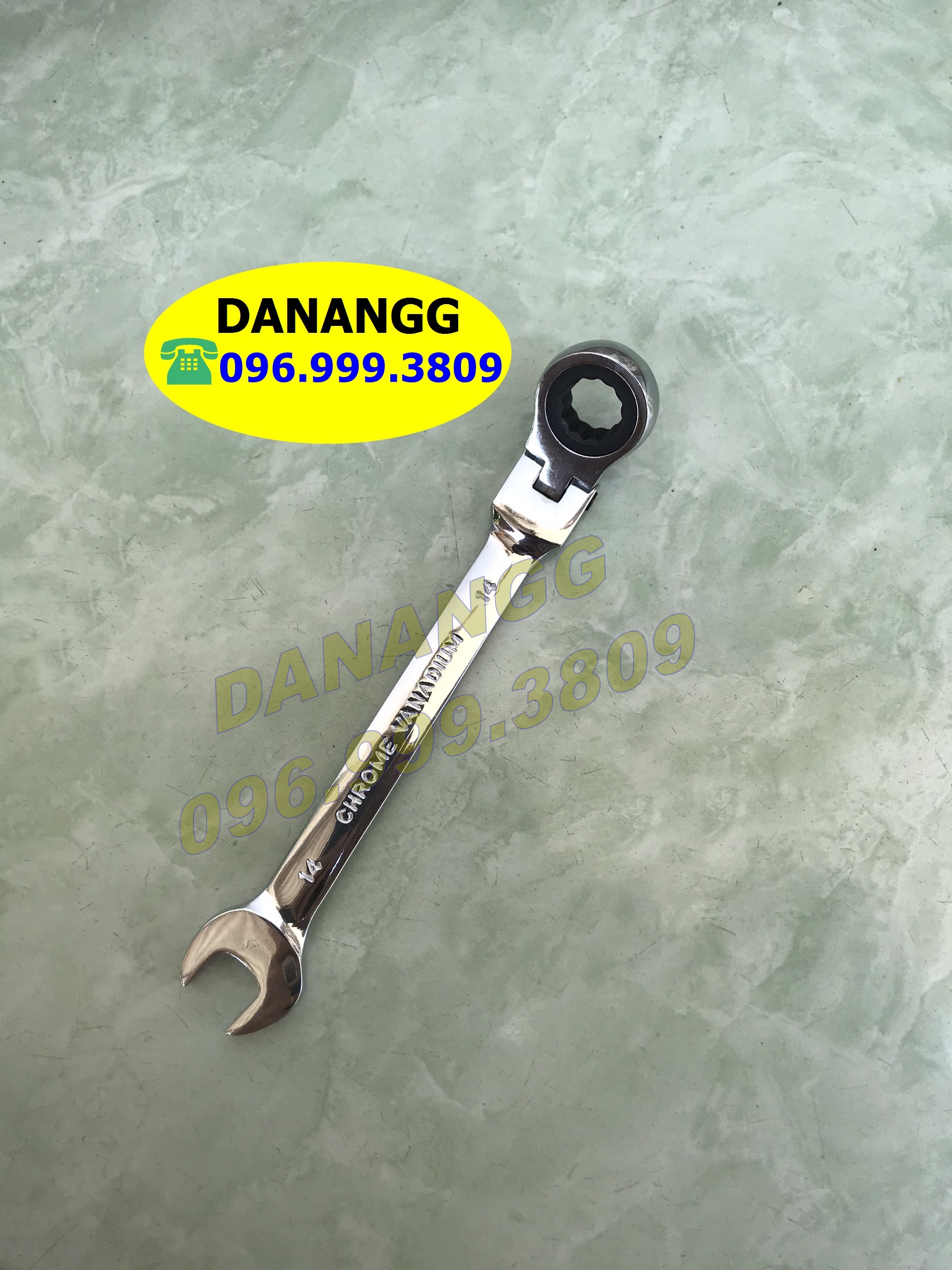 Cờ lê tự động gập 14 mm đài loan