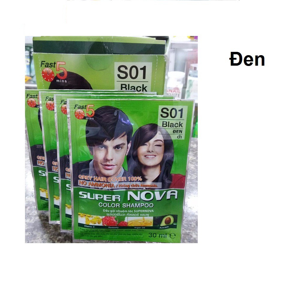 Dầu gội Nhuộm tóc Thảo Dược Super Nova