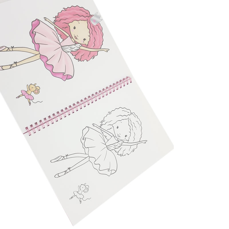 Vở thiết kế thời trang Princess Mimi sticker Book with Sequin