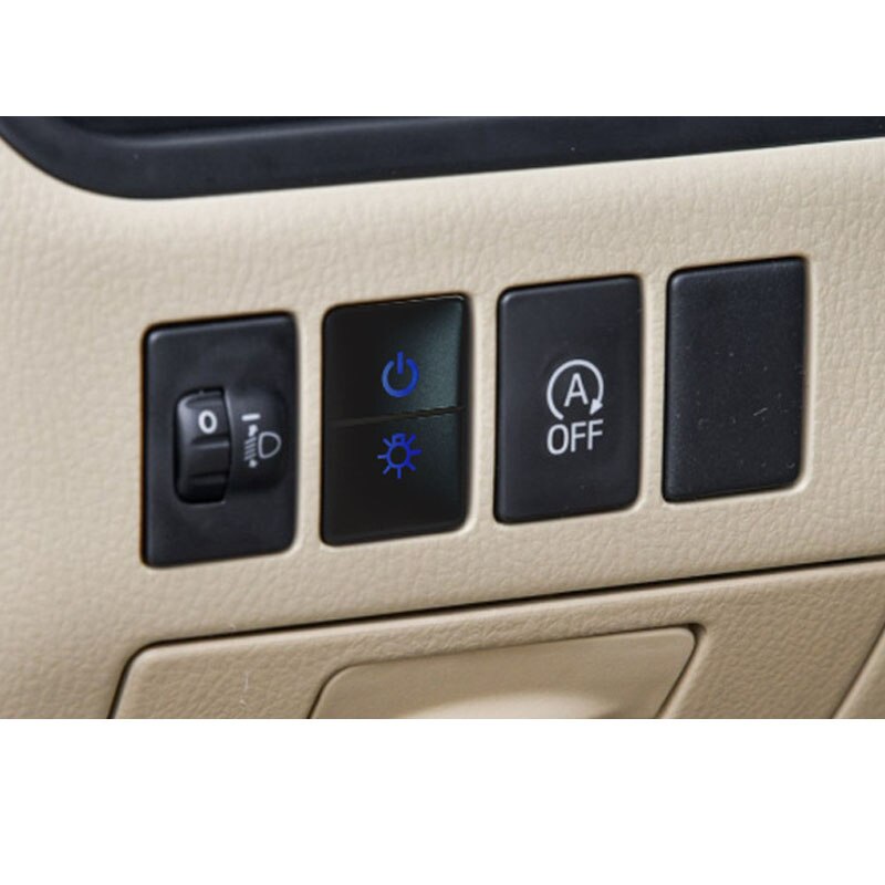1pc Car Dual Key Switch Dual Switch Fog Lights Radar Power LED Headlight Switch Button for Mitsubishi Outlander L200 ASX 2020