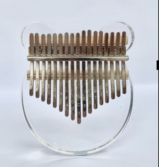 Kalimba Pha Lê 17 Phím Dáng Gấu WOIM