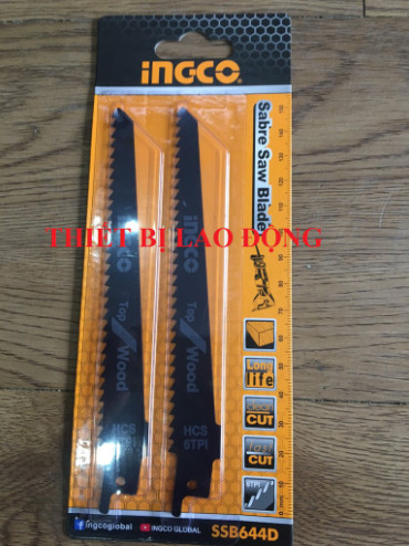 Bộ 2 lưỡi cưa kiếm (cưa gỗ) Ingco SSB644D