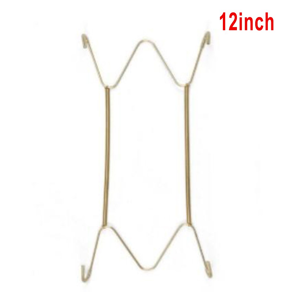 Plate Hanger W-Shaped Plate Invisible Spring Hanging Plate Hook Spring Holder