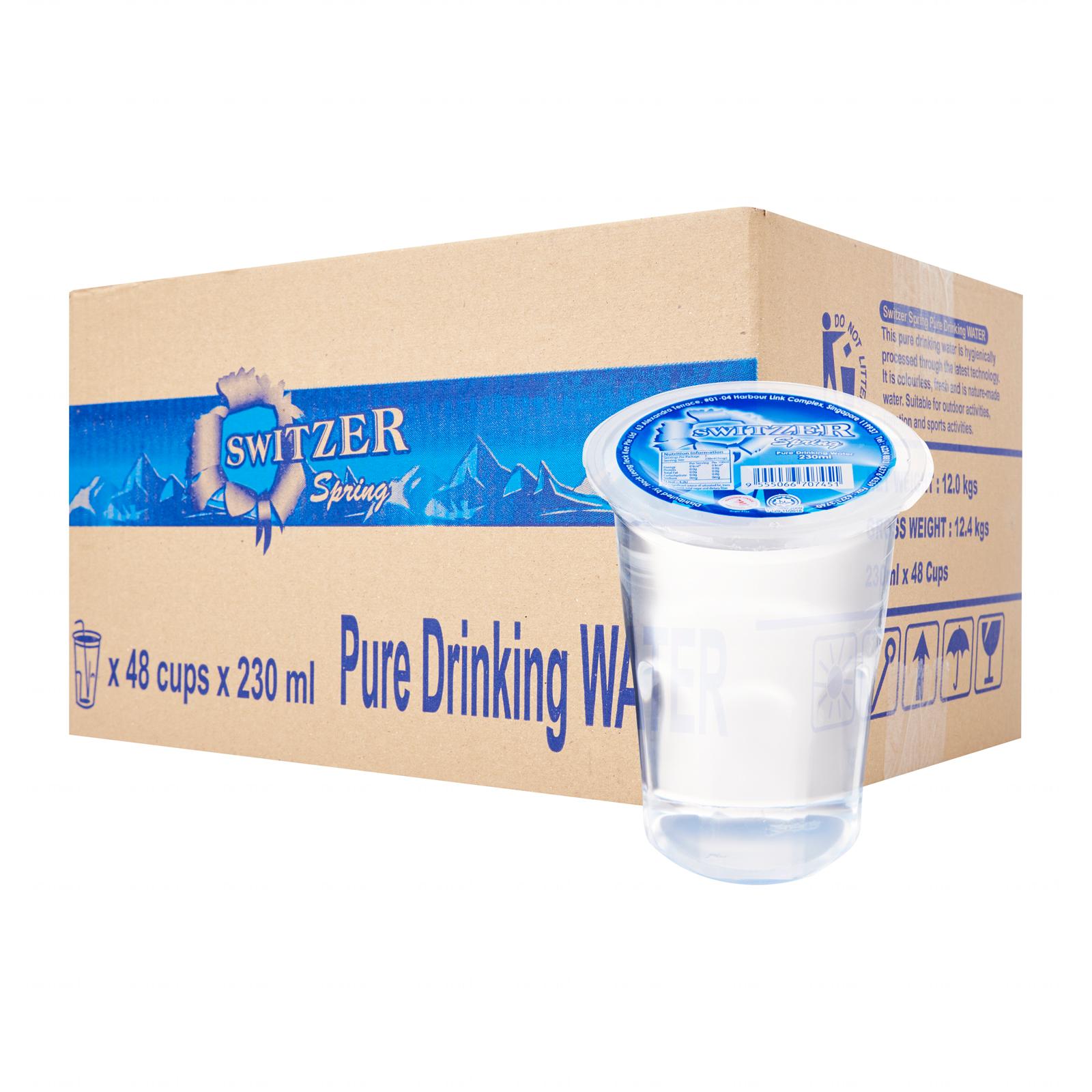Switzer Spring Pure Drinking Water Cups Lazada Singapore