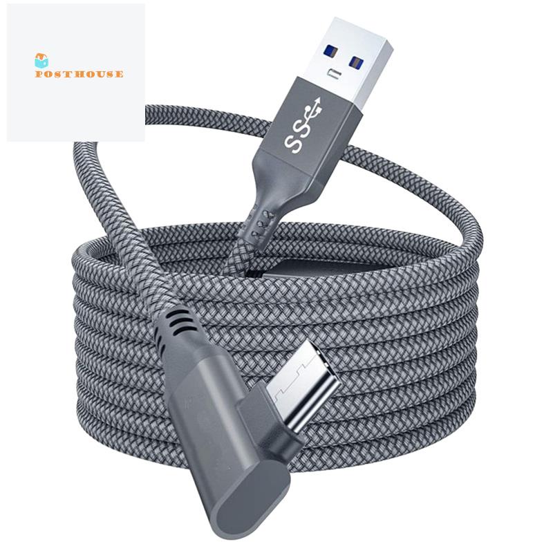 5m charger cable for oculus quest 2 link headset usb 3.0 type c data line transfer type-c to usb-a cord vr accessories