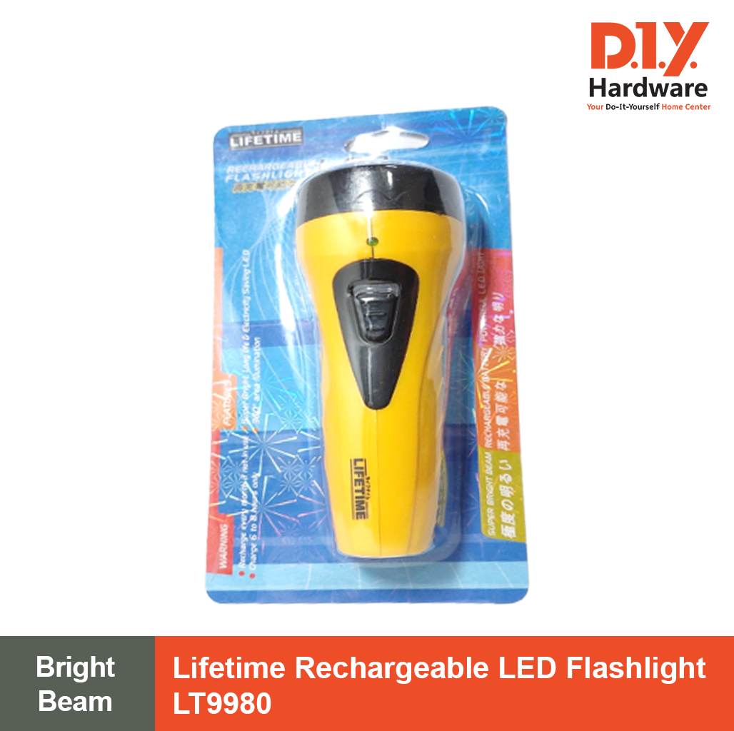 Lifetime Rechargeable LED Flashlight Lazada PH