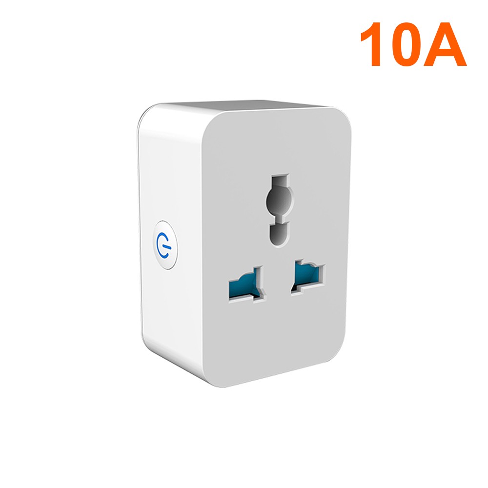 E Life Smart Store Tuya Smart Plug WiFi+Bluetooth Universal Socket 10A 15A Multi-function Conversion Sockets WiFi Switch Timer Switch With Energy Monitoring Electrical Socket For Alexa Google Home