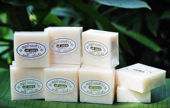 Xà phòng cám gạo sữa Thái Lan