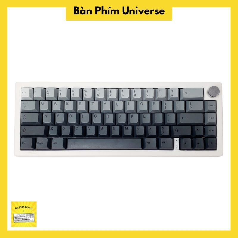 Keycap gradient đen - keycap pbt profile cherry 124 phím - keycap đen gradient cho bàn phím cơ - bàn phím universe