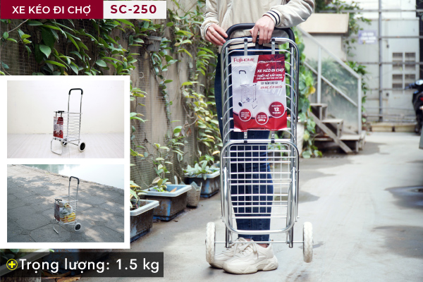 XE KÉO ĐI CHỢ ĐA NĂNG FUJIHOME SC-250
