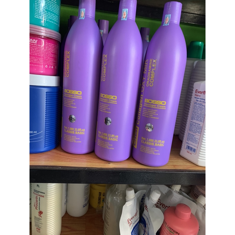 Oxy trợ nhuộm tóc collagen CIBI 1000ml