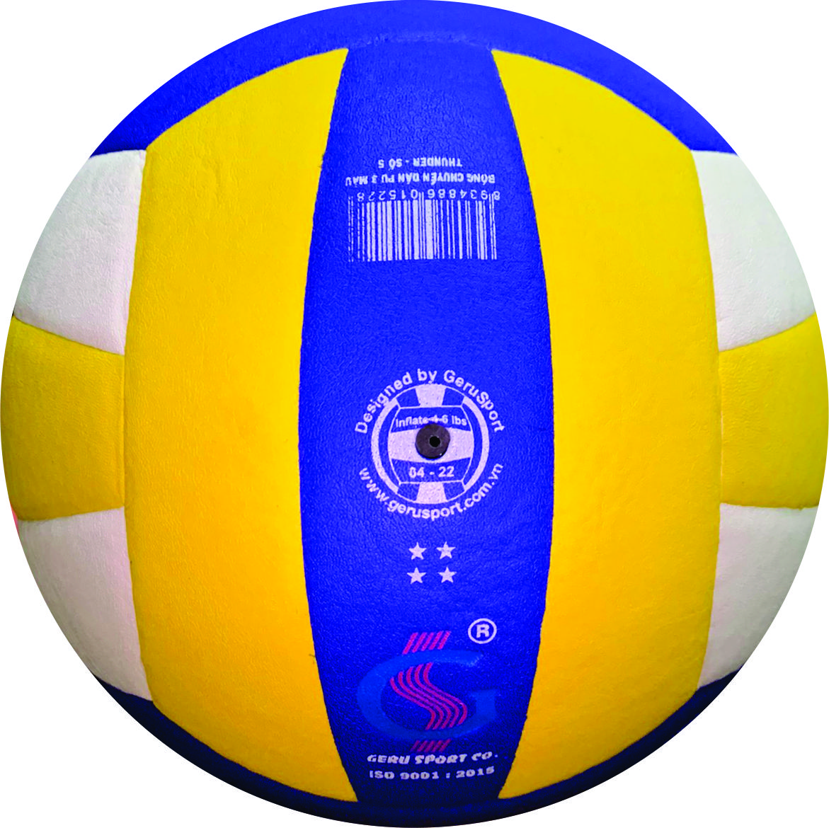 Bóng chuyền PU 4 Sao THUNDER số 5 GERU SPORT
