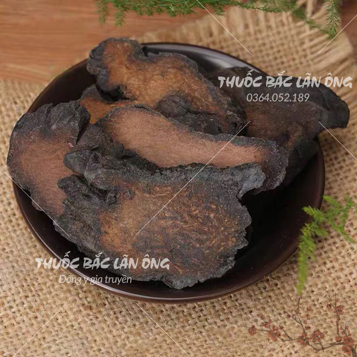 Hà thủ ô chế đỗ 500g, hà thủ ô rừng, thủ ô đỏ, thái miếng, khô, thơm, sạch, giúp đen tóc, ngừa rụng tóc