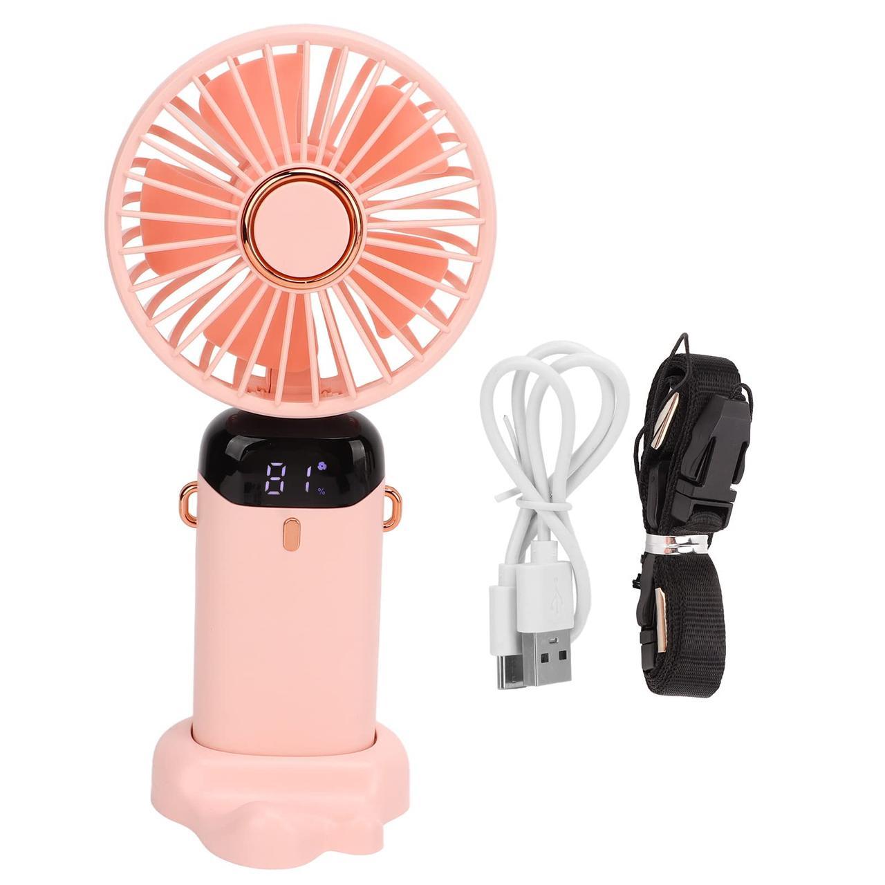 ✅ Rechargeable Mini Fan – Stylish & Portable | MNK SHOP.