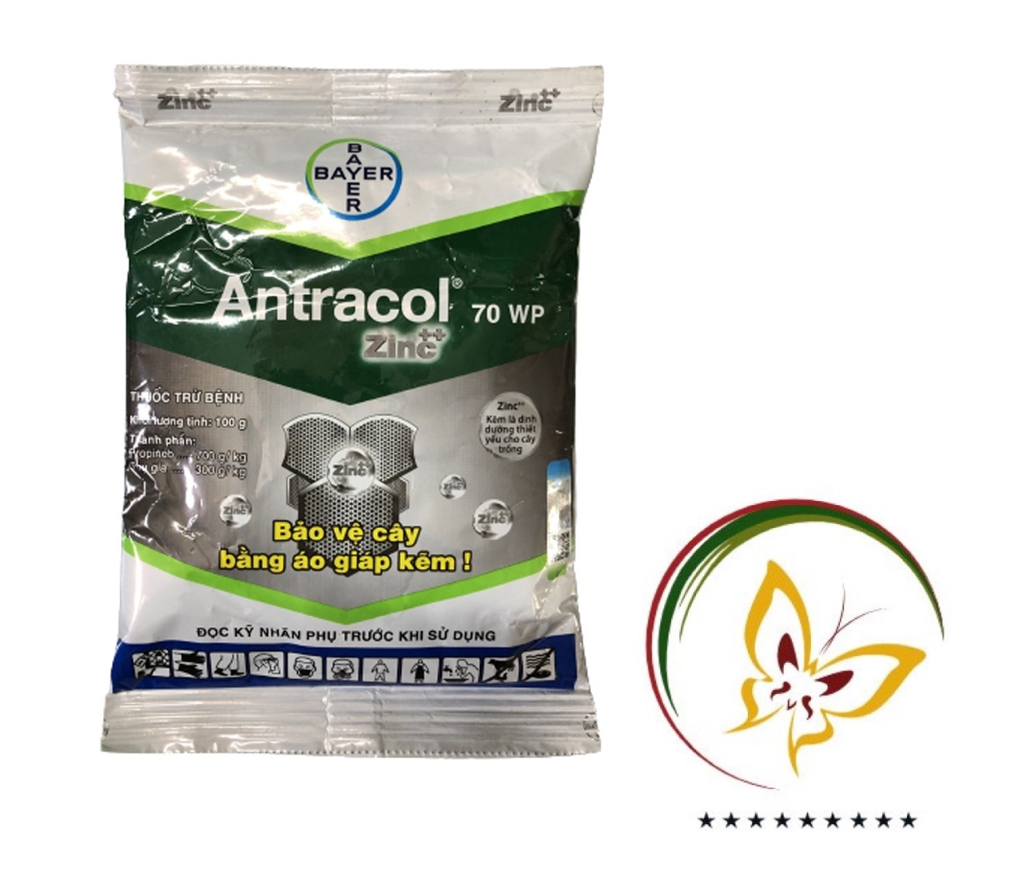 Thuốc trừ bệnh antracol 70wp - #085a# 100g