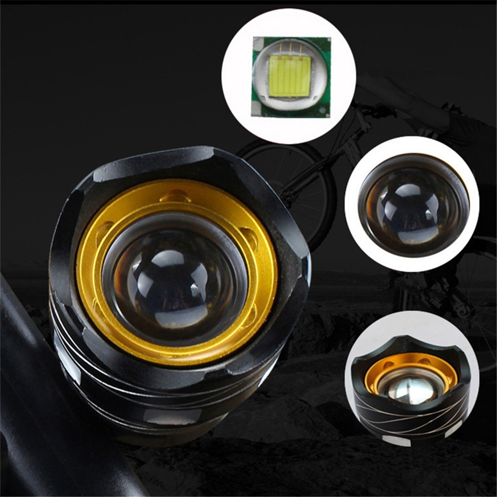 LED Cycling Bike Bicycle Head Light Flashlight With 3 Modes Torch USB