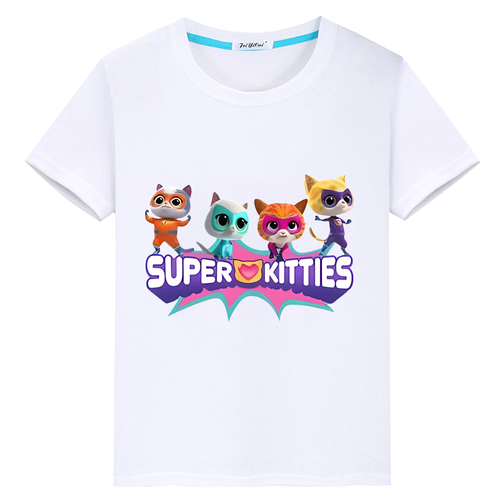 Super%20Kitties%20100%25%20Cotton%20T-shirt%20Print%20Short%20Tops%20Cartoon%20pride%20tshirt%20y2k%20one%20piece%20boys%20Summer%20Anime%20Tees%20kids%20clothes%20girls%20-%20Image%202