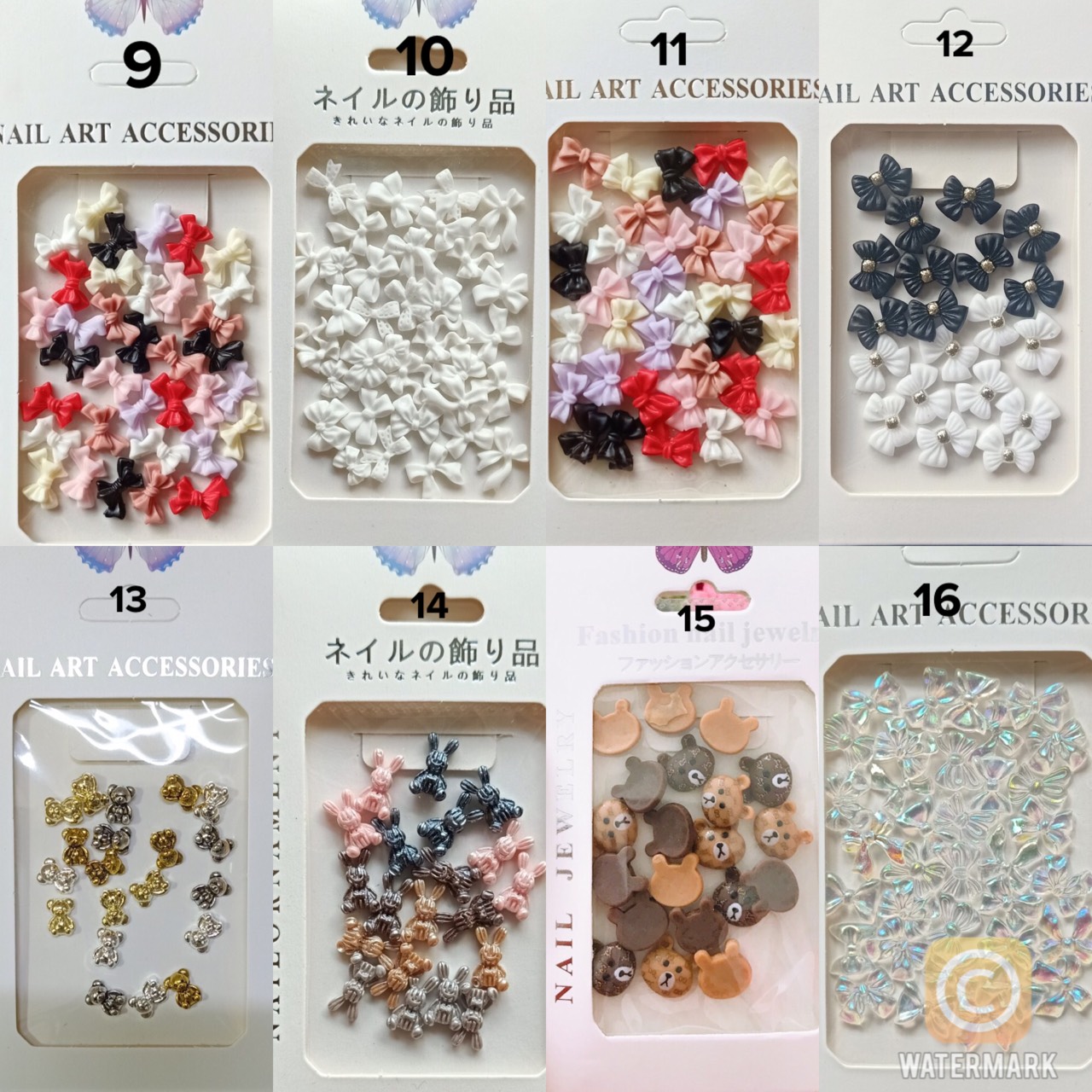 Charm mix đủ size, đủ hình dành cho Nail